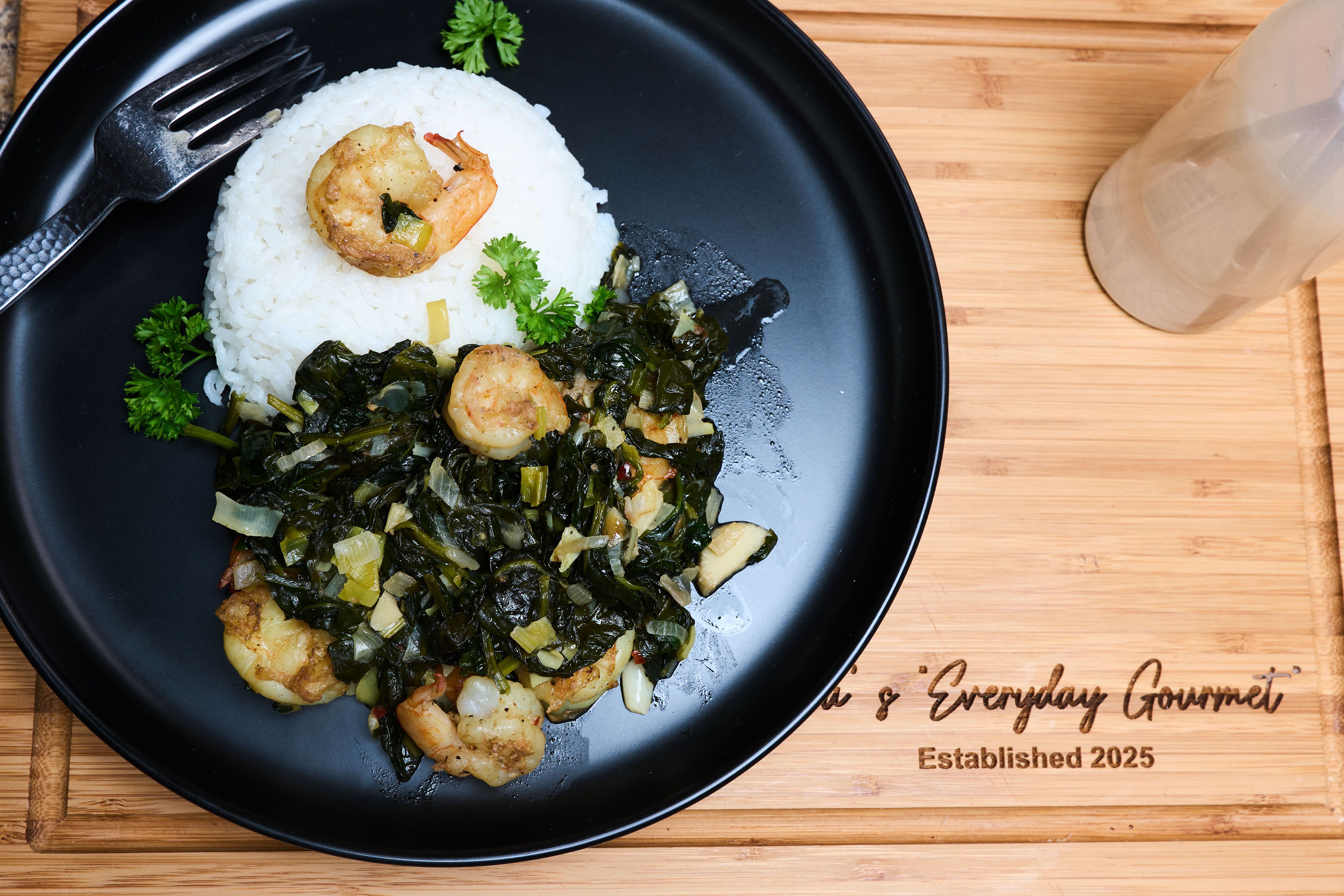 Shrimp & Spinach