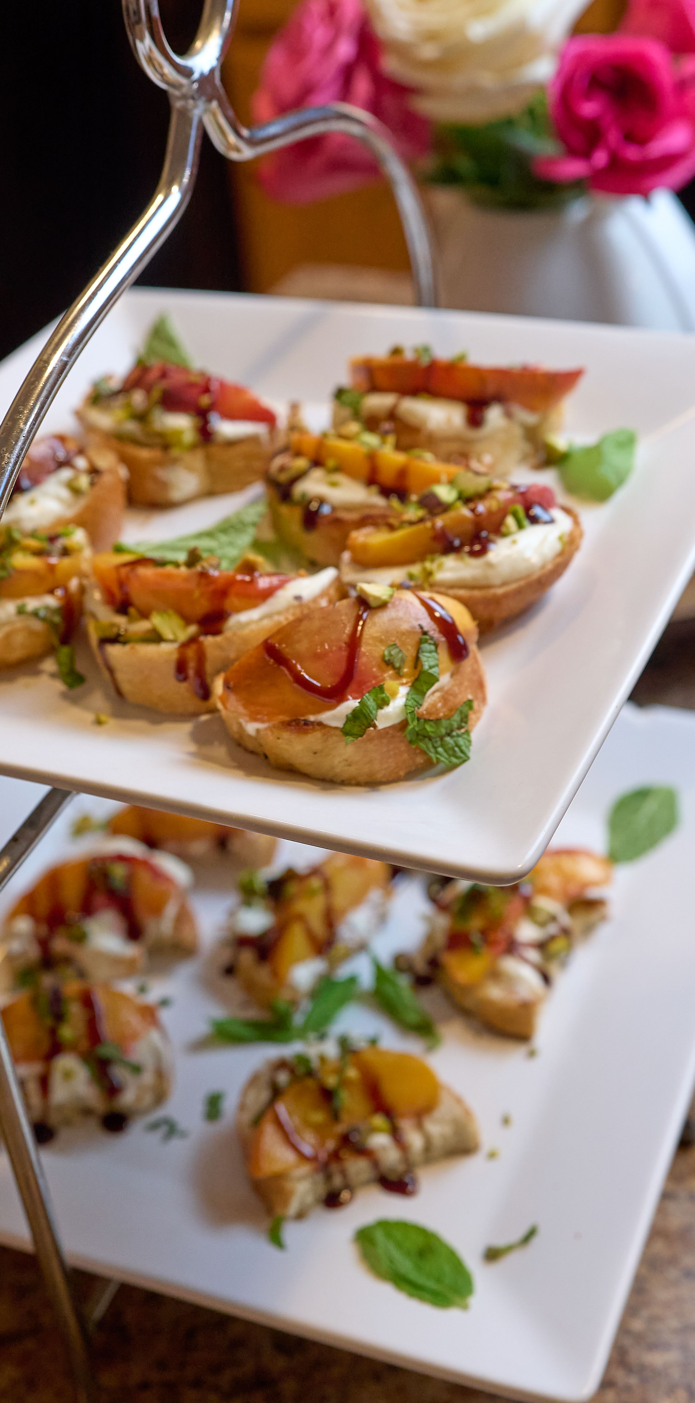 Yassa & Whipped Feta Crostini