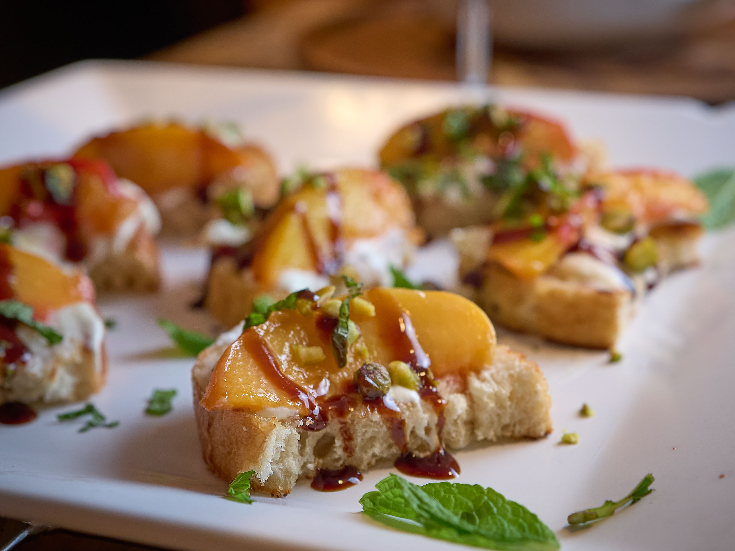 Yassa & Whipped Feta Crostini